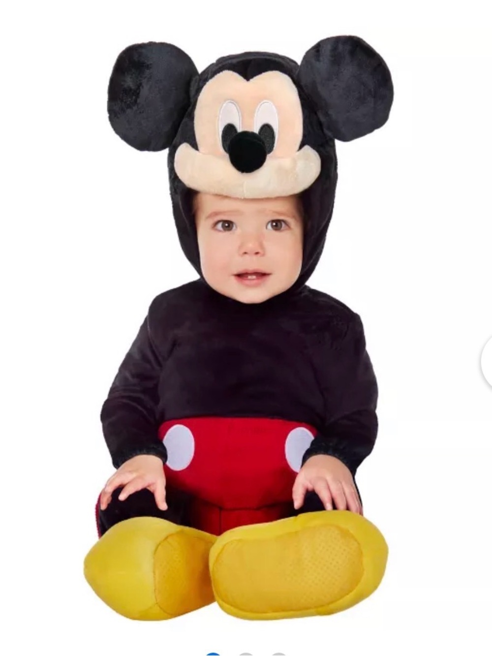 Spirit Black, Red and Yellow Plush Mouse Costume for Kids